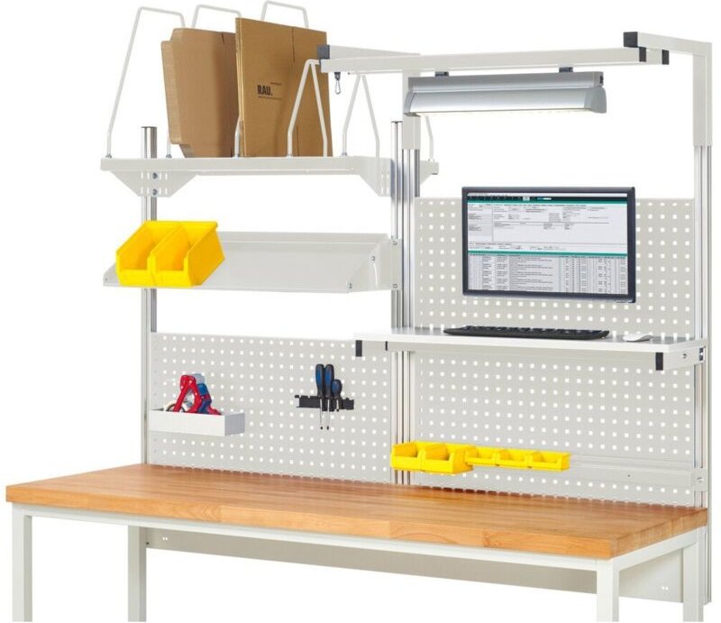 Thumbnail - System-Aufbau Komplettset 06, für Produktbreite 2000 mm, RAL7035/RAL7035 - RAU