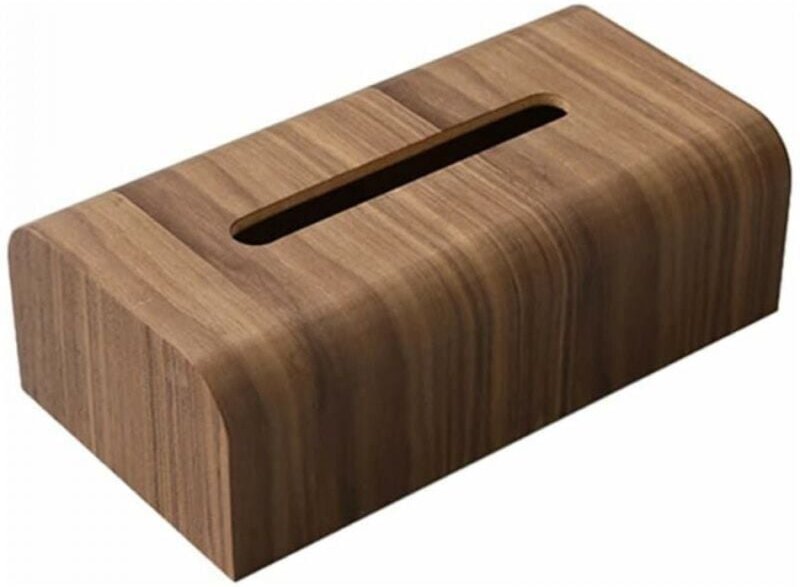 Stück Wohnzimmer-Taschentuchbox aus Walnussholz, Papierbox, Tisch-/Desktop-Aufbewahrungsbox, Taschentuchbox aus Holz, Br...