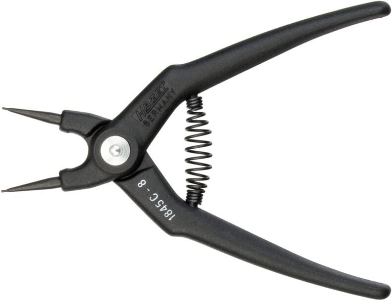 Hazet Sicherungsring-Zange, Gerade Ausführung (Form C), 140 mm lang, Art.Nr. 1845C-8