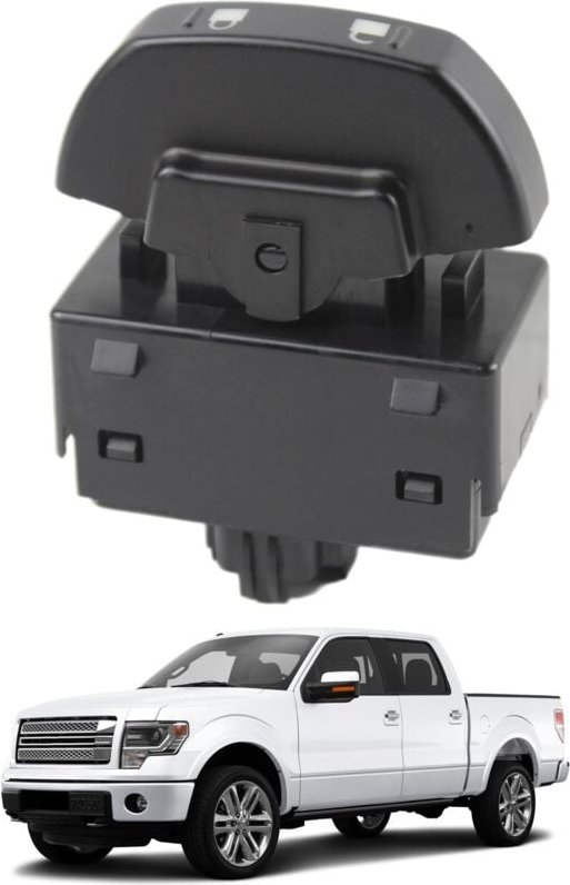 Front-Power-Lock-Schalter, kompatibel mit Ford F-150 2009–2014, Vordertürschalterbaugruppe, ersetzt 9L3Z-14028-AA SW-725...