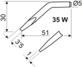 Electro Dh - Elektrische Lötkolbenspitze 35 w von 03.041/35/PN 8430552097951