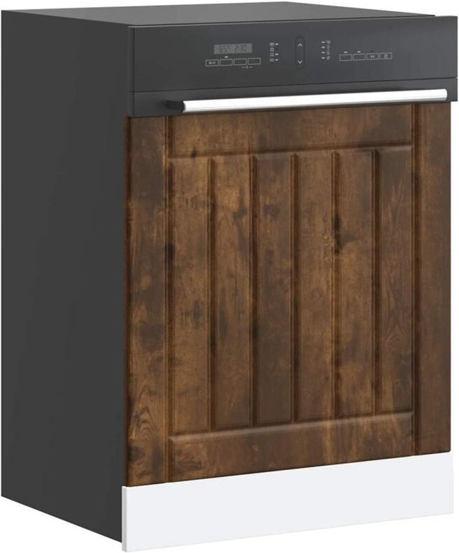 Geschirrspülerblende Lucca Räuchereiche Holzwerkstoff Vidaxl