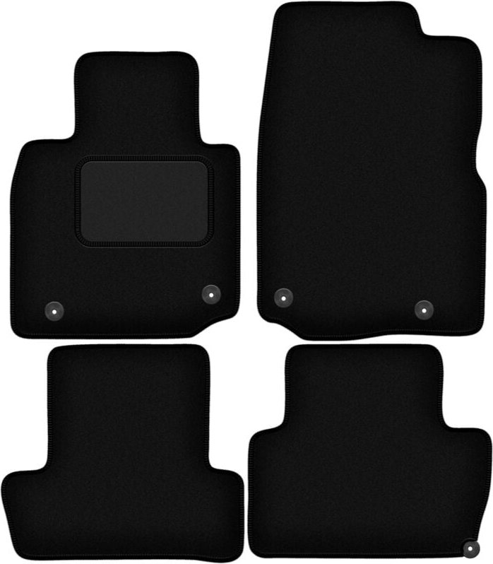 Schwarze Velours-Fußmatten für: Mazda MX-30 Crossover (2020-)