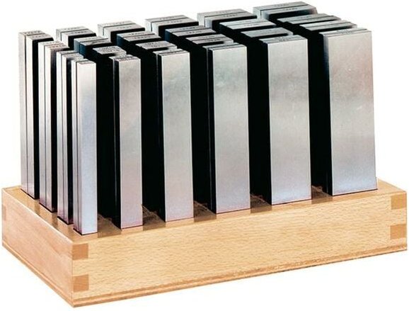 Parallelunterlage-Set p l 150mm im Holzständer Format