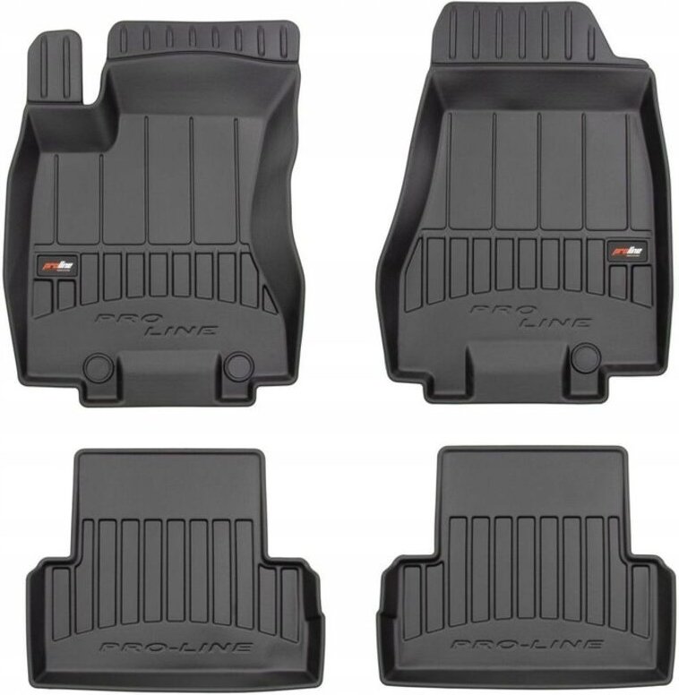 Gummimatten und Fußmatten Nissan X-Trail II T31 2008-2013 3D Mulde