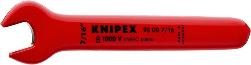 1x Einmaulschlüssel 7/16 Zoll - 98007/16" - Knipex