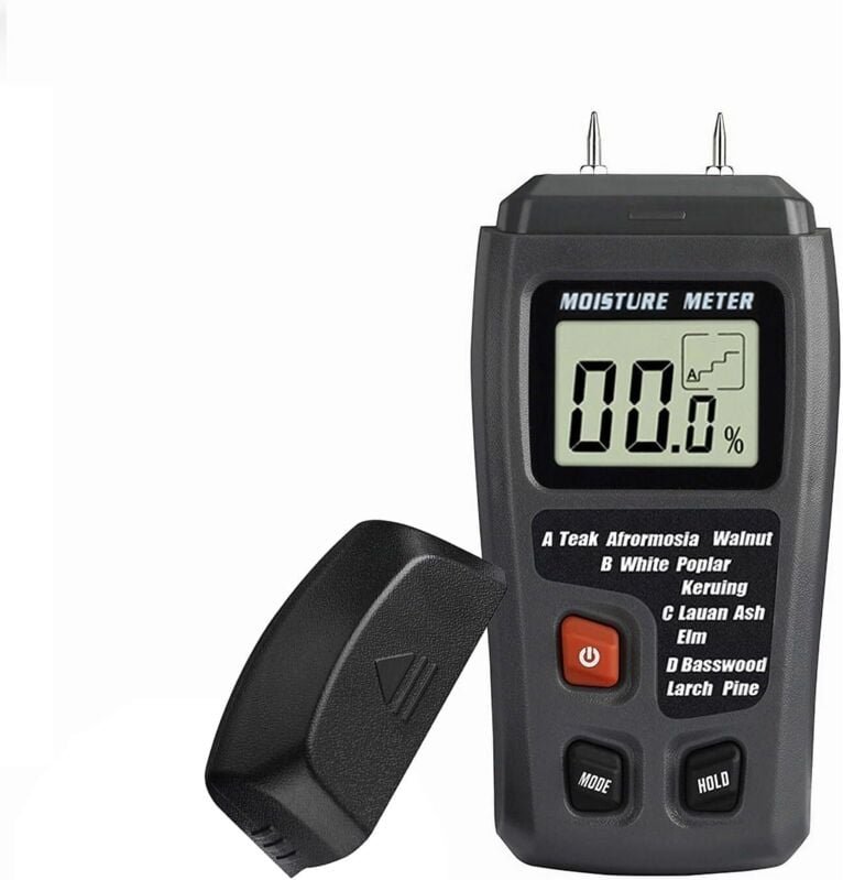 Feuchtigkeitsmesser für Brennholz/Bauholz/Trockenbau/Holz/Ziegel/Gips/Boden/Papier
