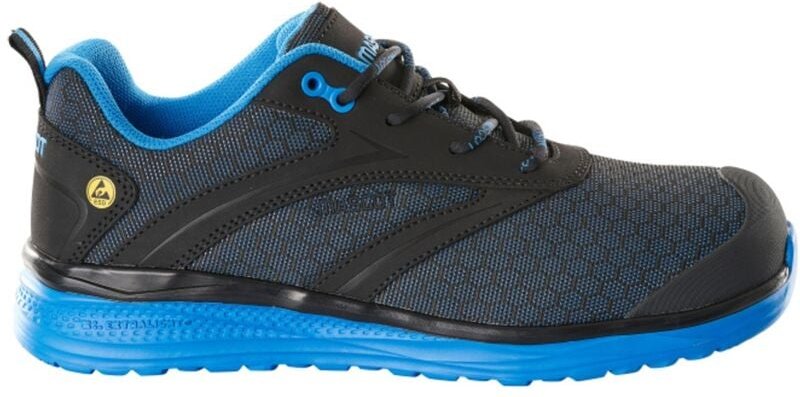 Sicherheitshalbschuh S1P m. Schnürsenkel Sicherheitshalbschuh S1P Sicherheitsschuhe Gr. 1038, schwarz/kornblau - Mascot