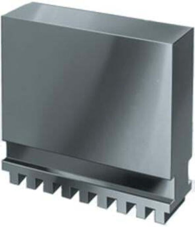 Röhm Blockbacke BL in Sonderhöhe, Größe 250, 3-Backensatz, ungehärtet, 16MnCr5, Hoehe 130 - 122189