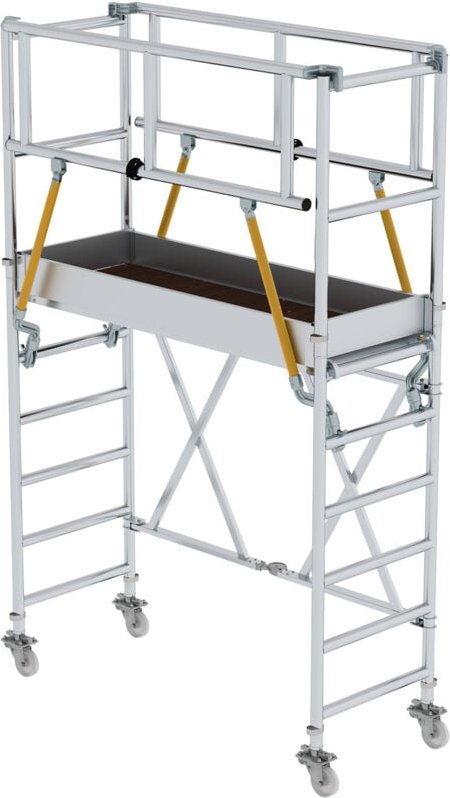 MUNK Klappgerüst SG 0,75x1,80m mit Sicherheitsgeländer 4,08m AH
