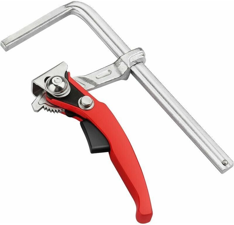 Schnellklemme, 1 Stück, 160 mm Hebelklemme, Ganzstahl-Tischklemme, 220 kg Klemmkraft - Gabrielle