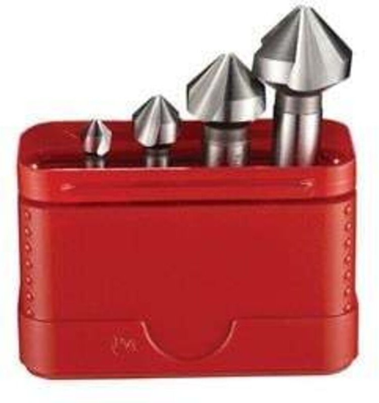 Dormer - Kegelsenkersatz din 335C 90Grad Nr.2 6,3-20,5mm hss 4-tlg.Runddose