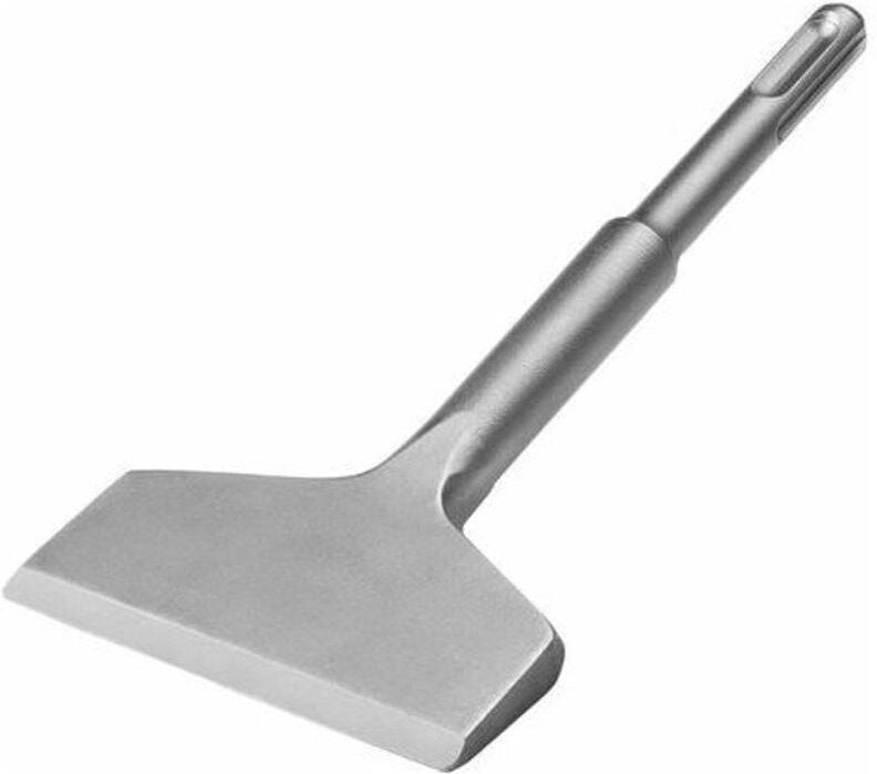 Scalpello piatto SDS Plus 165 mm x 75 mm, scalpello angolato, scalpello professionale, scalpello largo per l'uso su pias...