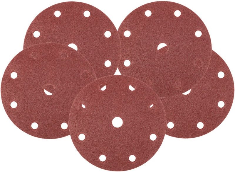 Schleifscheiben 150 mm, P80, 5 Stück, mit 9 Löchern für 04-721