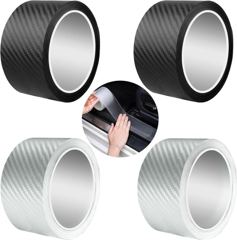 Stück Autotürschwellen-Schutzfolie, 5 cm x 3 m, universelle Autotürschwellen-Schutzfolie zum Schutz der Autotürschwelle ...