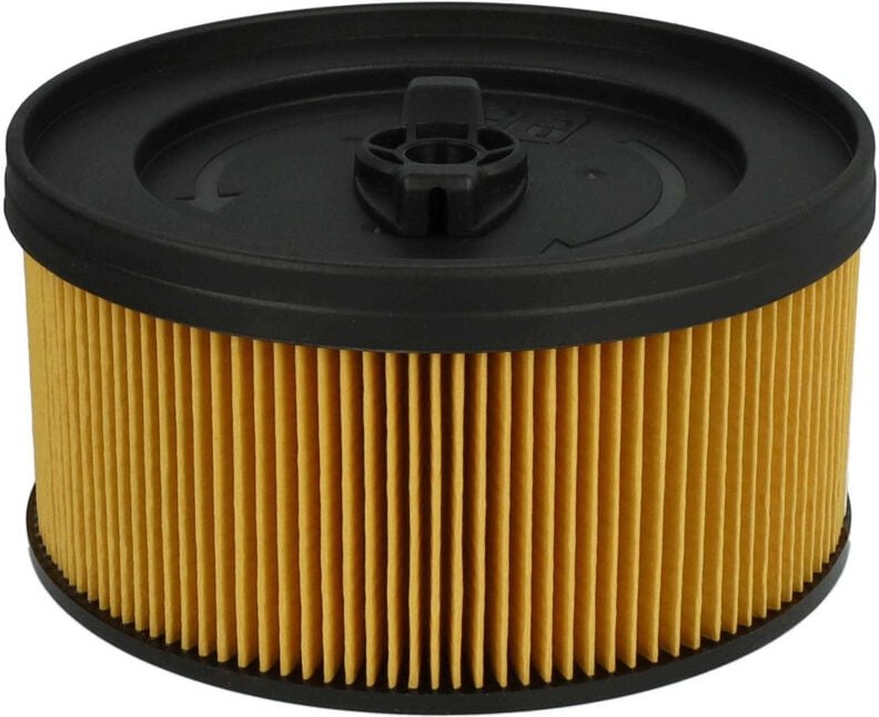 1x Faltenfilter Ersatz für Kärcher 6.414-960.0 für Staubsauger - Patronenfilter, Gelb Schwarz - Vhbw