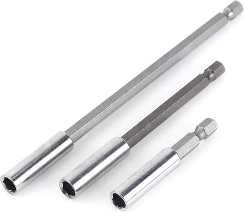 Thumbnail - Zoternen - 3-teiliger magnetischer Bithalter, 6 cm/10 cm/15 cm Bohrer-Bit-Verlängerungsset, 1/4 Zoll Sechskantschaft-Sch...