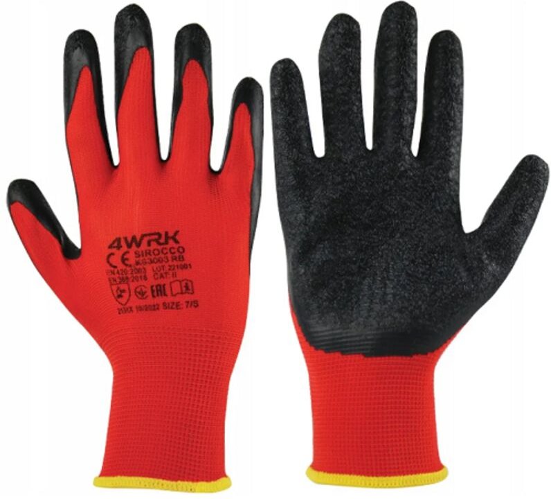 SIROCCO RB10 latexbeschichtete Arbeitsschutzhandschuhe