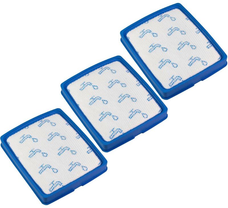 Filterset 3x Staubsaugerfilter kompatibel mit Philips PowerPro Expert FC9736, FC9738, FC9739, FC9737 Staubsauger - Motor...