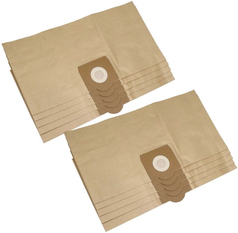 10x Staubsaugerbeutel Ersatz für Kärcher 6.904051.0, 6.904-051.0, 69040510, 6904-0510 für Staubsauger - Papier, 56cm x 2...