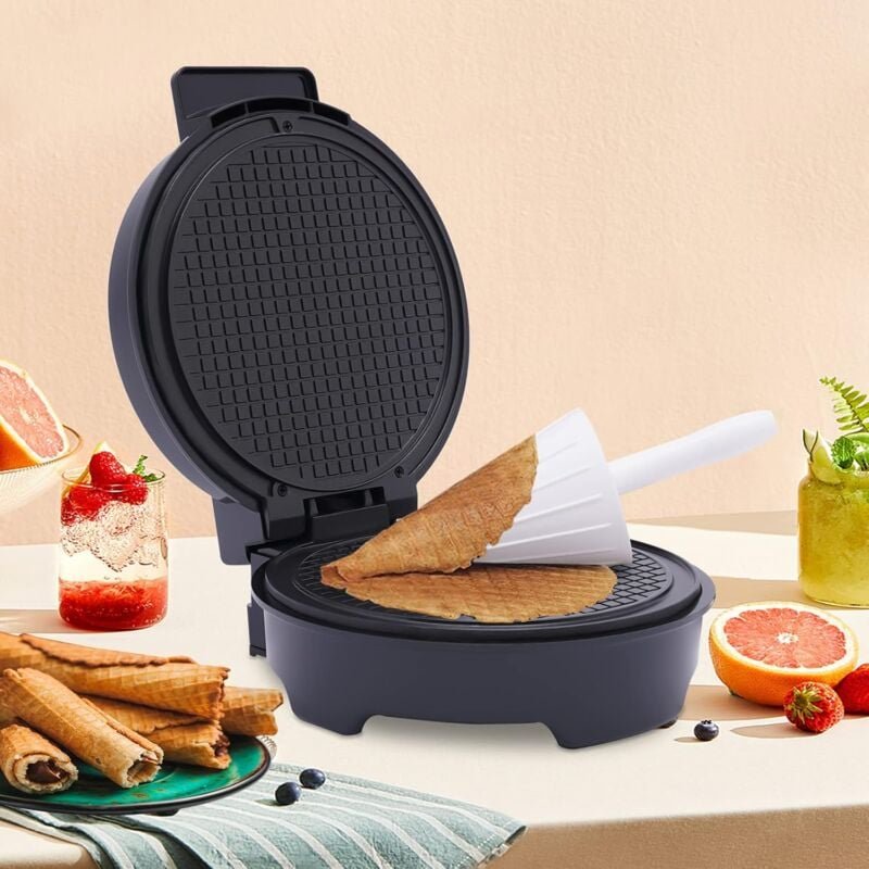 Senderpick - Hörncheneisen Hörnchenbäcker Eiswaffel Bäcker Waffelautomat Waffelhörnchen Automat Waffeleisen Eiswaffel Bä...