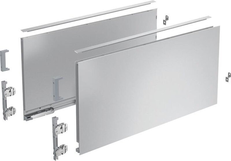 Hettich - Profil Avantech You B.450 x H.251 mm Grau Set - 9255275