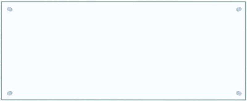 Küchenrückwand Transparent 100×40 cm Hartglas Vidaxl Transparent