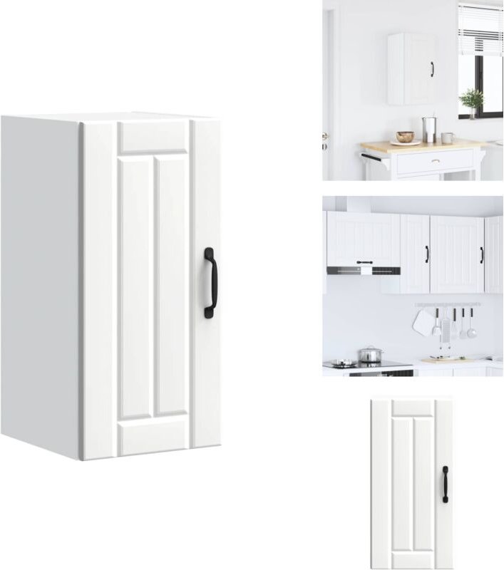 Küchen-Hängeschrank Lucca Weiß Holzwerkstoff - Küchen-Wandschrank - Küchen-Wandschränke - Wandschrank Küche - Küchenschr...