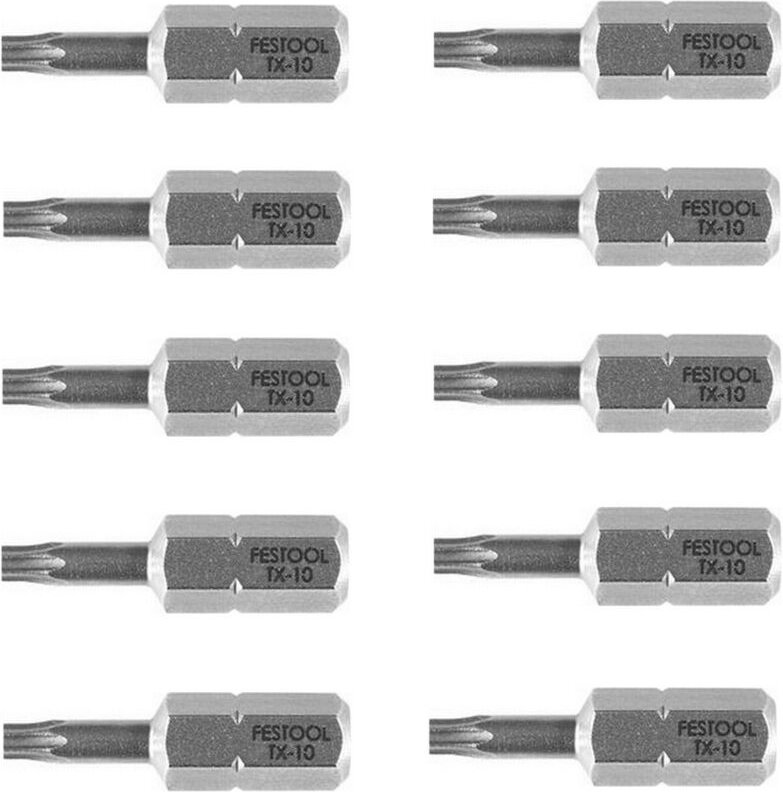 Bit Torx tx 10 25mm 10 Stück Akkuschrauber 490504 - Festool