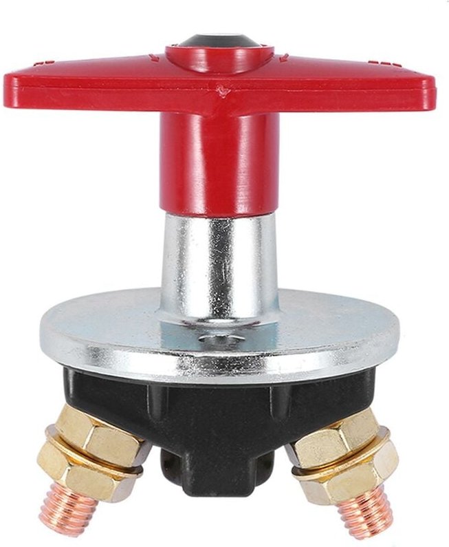 Woosien - 1500 Ampere Festschlüssel-Batterietrennschalter, Abschalt-Kill-Schalter, 12 V/24 v, robuster elektrischer Scha...