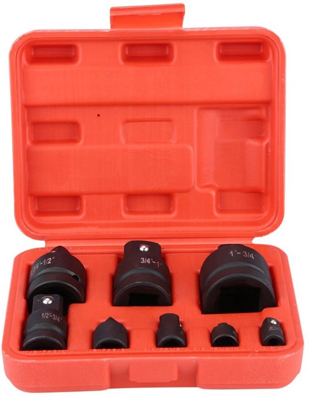 8-teiliges Steckschlüssel-Konverter-Adapter-Reduzierstück, Konverter-Adapter-Set, 1/4 Zoll, 3/8 Zoll, 1/2 Zoll, 3/4 Zoll...
