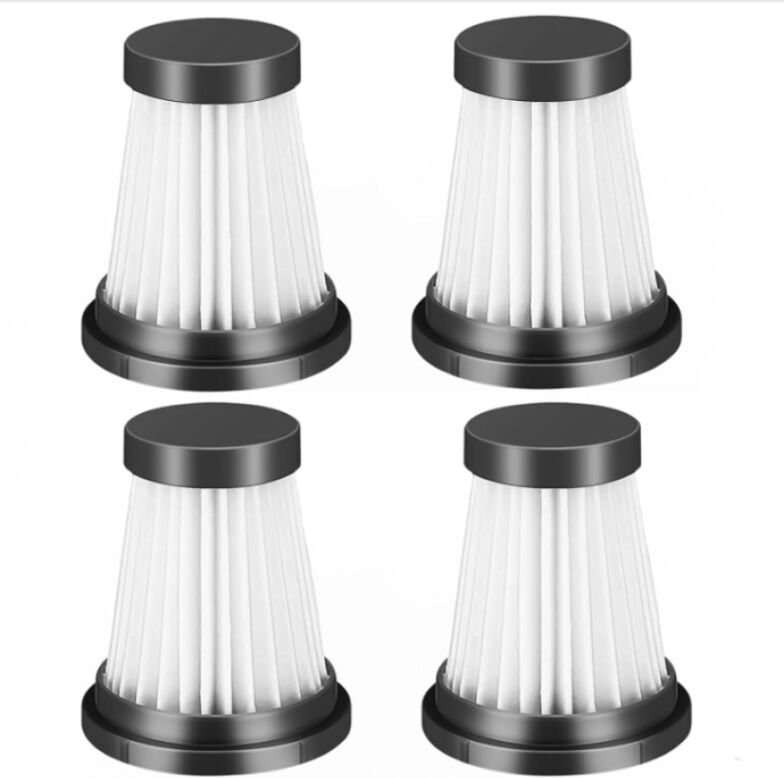 4er-Pack Ersatz-HEPA-Filter für kabellose Staubsauger, für Moosoo K12 K12 Pro K13, für Genius Invictus One 1.0 X7/2.0, f...