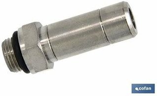 Thumbnail - Glatter männlicher zylindrischer Niq.T-10 R-1/8 Spike aus Messing