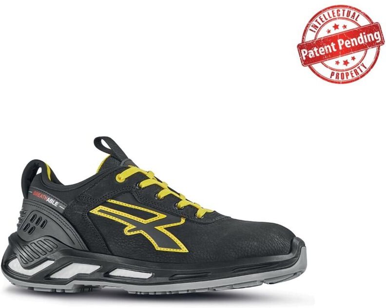 Sicherheitsschuhe niedrig RICK ESD S3 CI SRC - Schwarz/Gelb 47