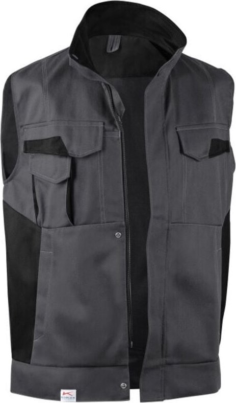 Thumbnail - Kübler Workwear - Kübler Weste image dress new design 7348 anthrazit/schwarz Gr. xl