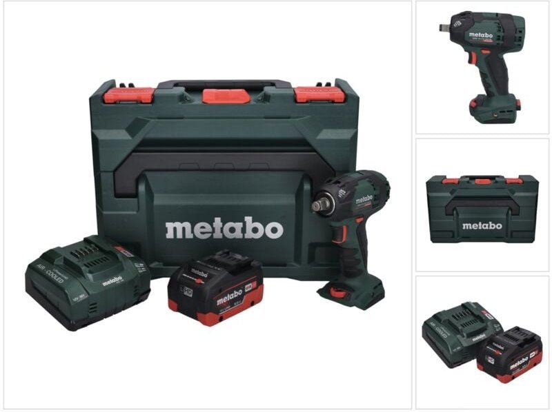 Ssw 18 ltx 300 bl Akku Schlagschrauber 18 v 300 Nm 1/2' Brushless + 1x Akku 8,0 Ah + Ladegerät + x - Metabo