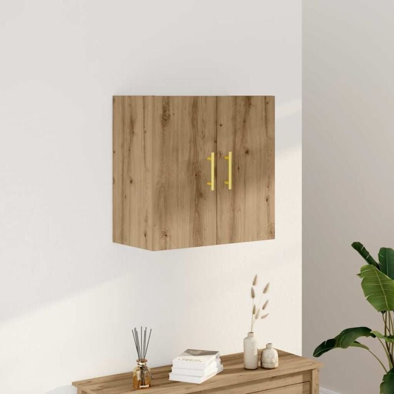 Wandschrank Artisan-Eiche 60x31x60 cm Holzwerkstoff Vidaxl