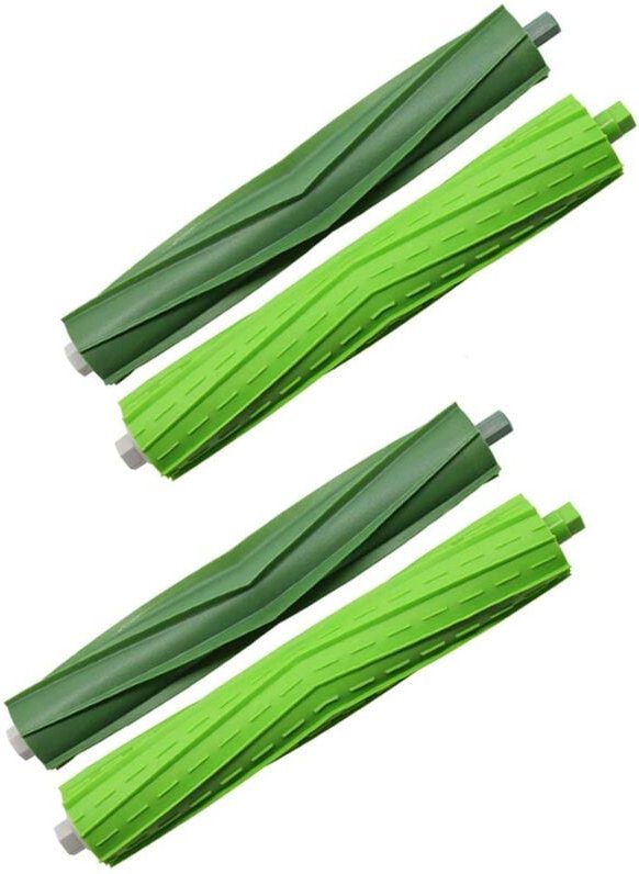 Ersatz-Gummibürsten passend für iRobot Roomba i7 i7+ E5 E6 E7 Staubsaugerzubehör, 2 Sets