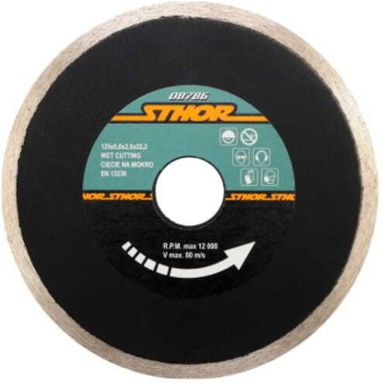 STHOR DIAMANTSCHEIBE 125 x 22,2 VOLL, FÜR KERAMIK 08786