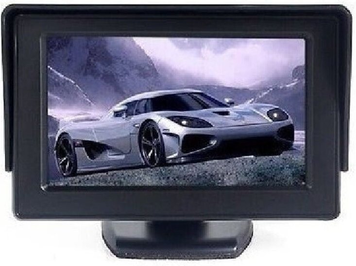 Trade Shop - monitor lcd tft 4.3' to color auto camper für telecamera retromarcia rear view -