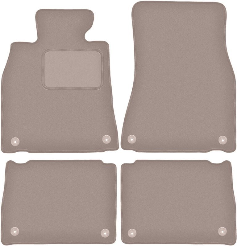 Beige Veloursmatten für: Lexus LS III Limousine (2000-2006)