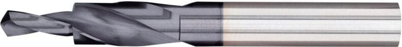 Fortis Kurzstufenbohrer HSS M4 Durchgangsloch 180 Grad TiAlN