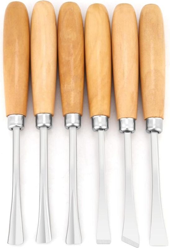 Holzschnitzwerkzeug, Meißel, Messer, Schnitzmeißel, handgefertigt, DIY, professionelle Messer, Set, DIY, Hohleisen, Set,...