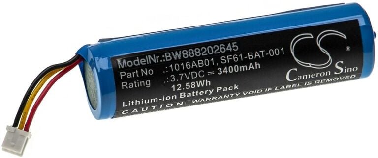 Vhbw - Akku Ersatz für Intermec SF61-BAT-001 für Barcodescanner pos (3400mAh, 3,7V, Li-Ion)