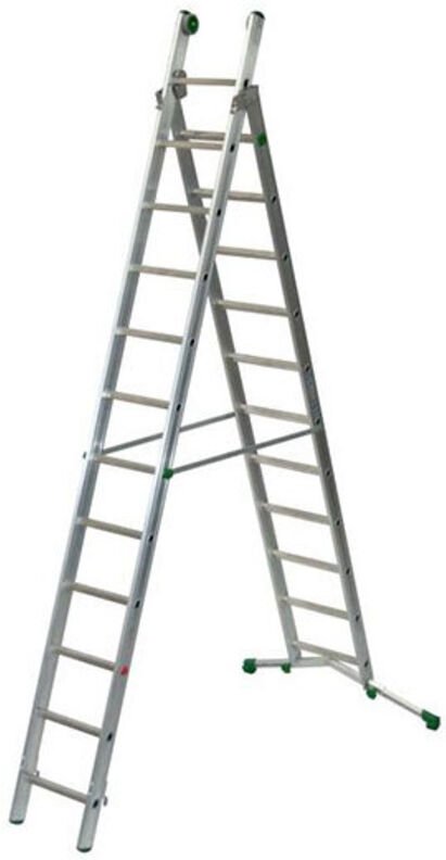 Matisère - Mehrzweckleiter 11+12 Sprossen- Max. Länge 6.30m - P380-2