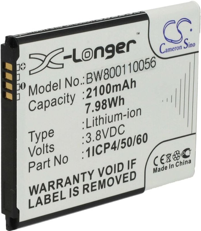 Vhbw - Akku Ersatz für 1ICP4/50/60-210AR für Babyphone Babytalker (2100mAh, 3,8V, Li-Ion)