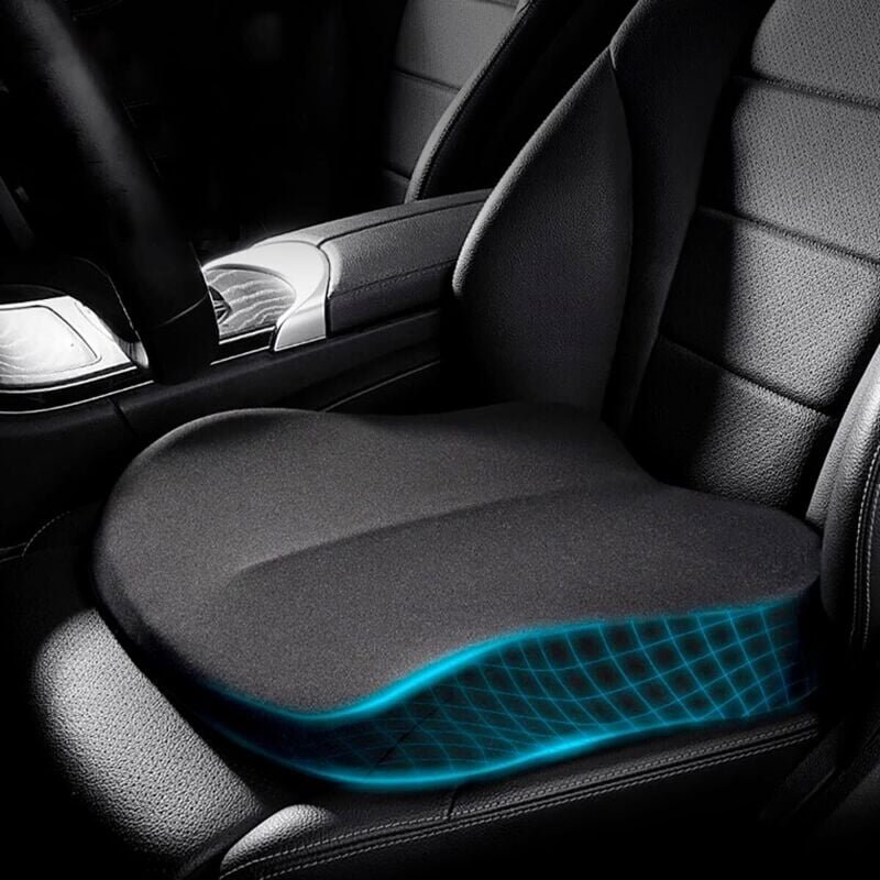 Thumbnail - Autokissen für Fahrer, Orthopädisches Sitzerhöhungskissen für Erwachsene, Tragbares Memory Foam Autokissen, Ergonomische...