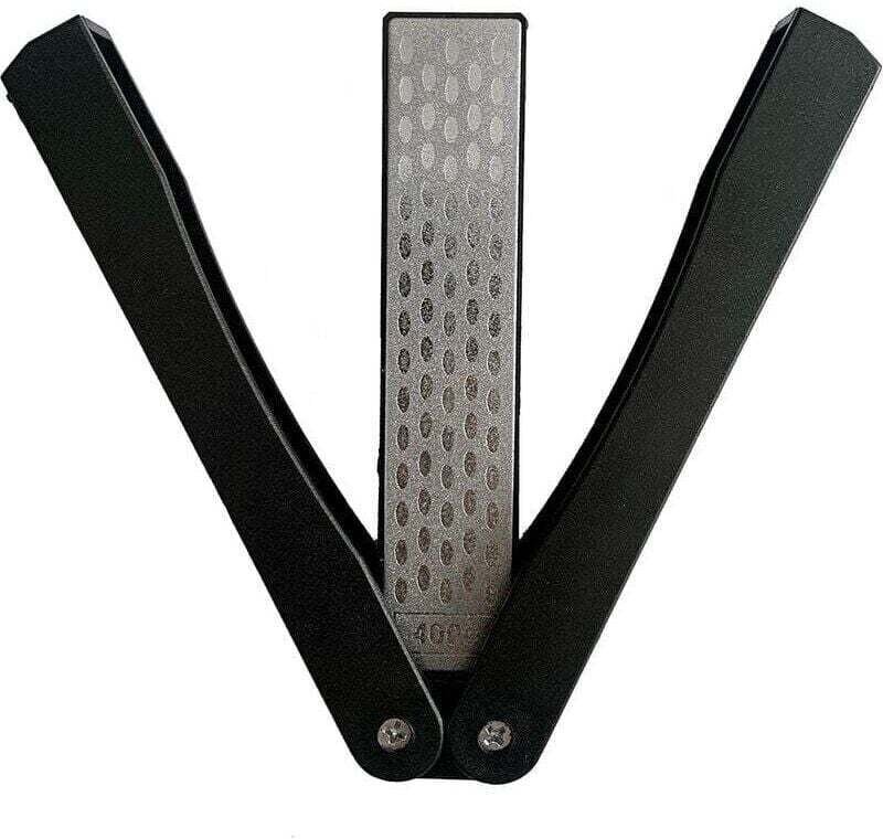 BR-Vie Diamantschärfer, doppelseitiger Messerschärfer, Diamant-Schleifstein, faltbares Taschenformat, Körnung 400/600, z...