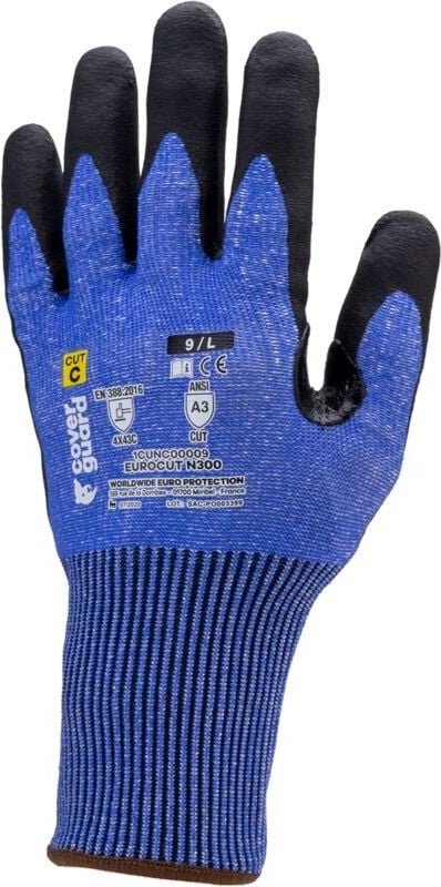 Set aus 5 - EUROCUT MICRO MOUSSE NITRIL Schnittschutzhandschuhe Größe 12