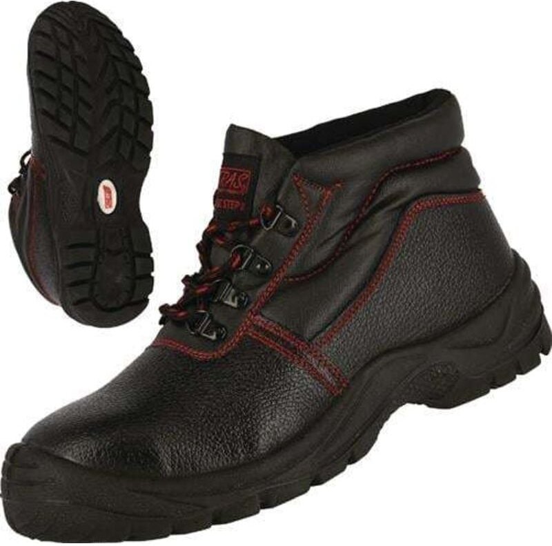 Sicherheitsstiefel basic step mid Größe 45 w. 11 schwarz S3 src en iso 20345 Volleder